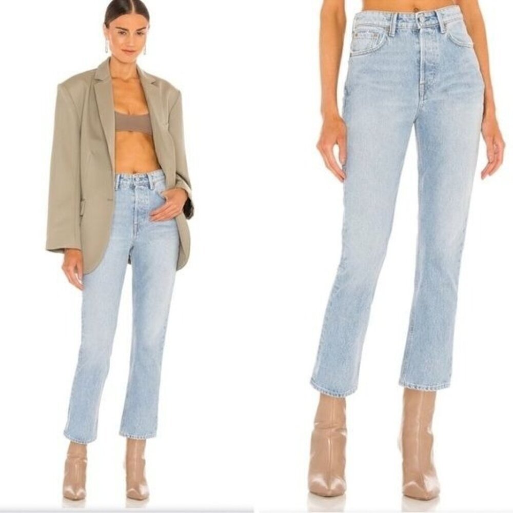 GRLFRND Karolina High Rise Straight Crop in Indio women’s Size 27